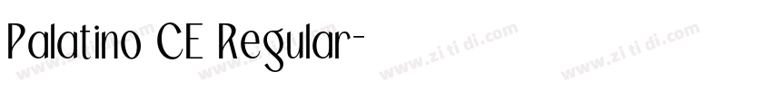 Palatino CE Regular字体转换 Palatino CE Regular字体转换